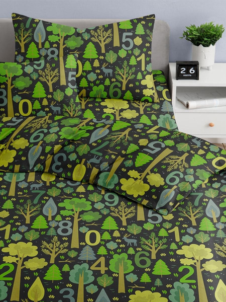 Изображение товара Комплект постельного белья Ночь нежна Считалочка 1.5сп 50x70 / 500444-1