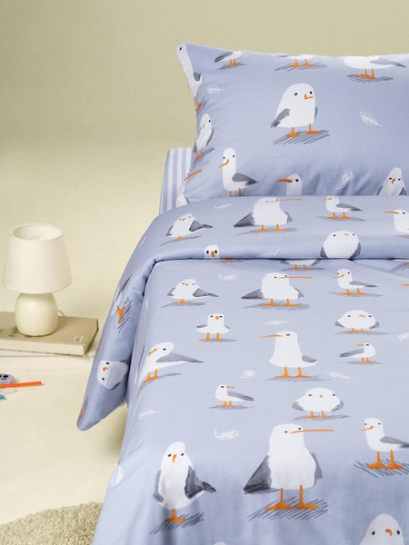 Изображение товара Комплект постельного белья Ночь нежна Чайка 1.5сп 70x70 / 500455-1+570741-2