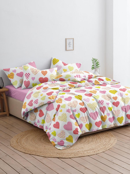 Изображение товара Комплект постельного белья Ночь нежна Эми Евро 50x70 / 20079-1+21141-36