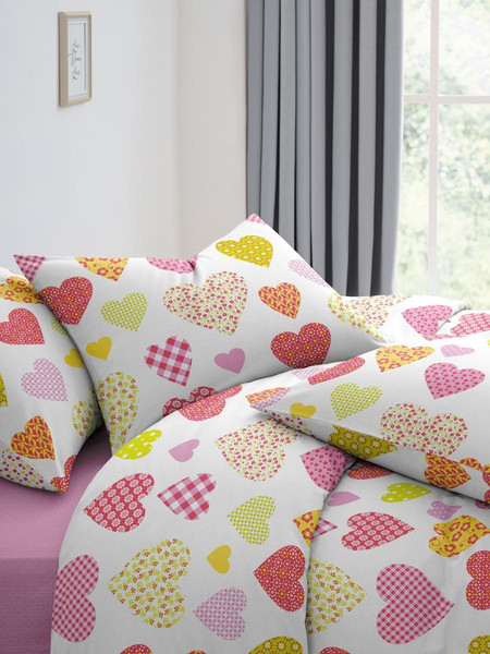 Изображение товара Комплект постельного белья Ночь нежна Эми Евро 50x70 / 20079-1+21141-36