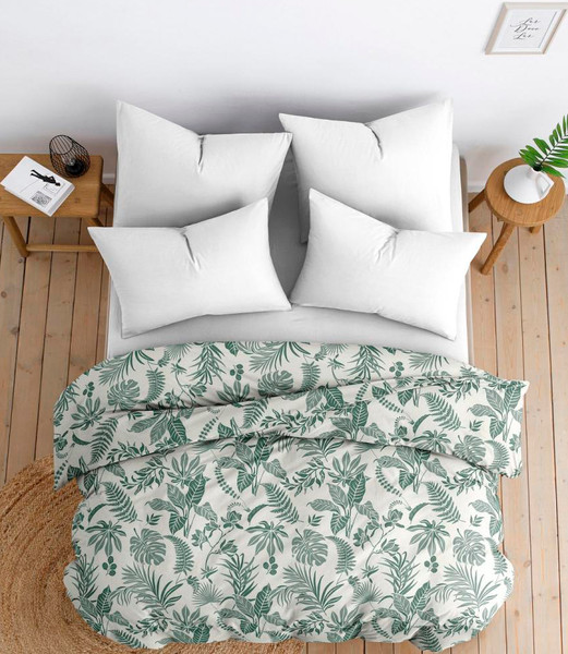 Изображение товара Пододеяльник Ночь нежна Зеленые джунгли 2сп 175x215 / 71059-1