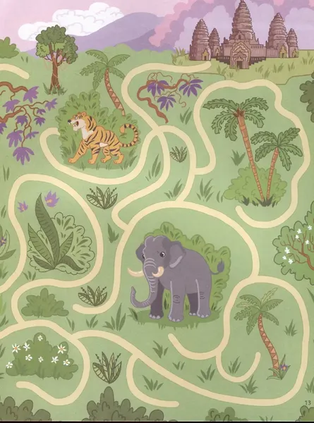 Изображение товара Развивающая книга Malamalama Удивительные лабиринты. Путешествие в прошлое, мягкая обложка