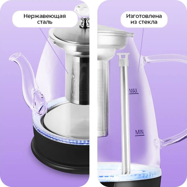 Изображение товара Электрочайник Kitfort КТ-6795