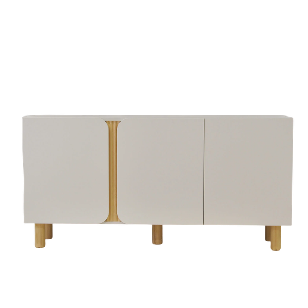 Изображение товара Тумба Dipriz Ola 3дв / Д.98028 (белый/лак)