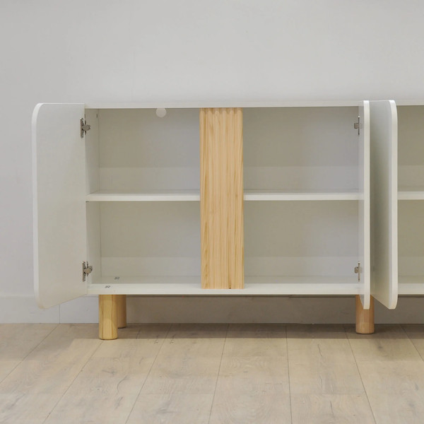 Изображение товара Тумба Dipriz Ola 4дв / Д.98029 (белый/лак)