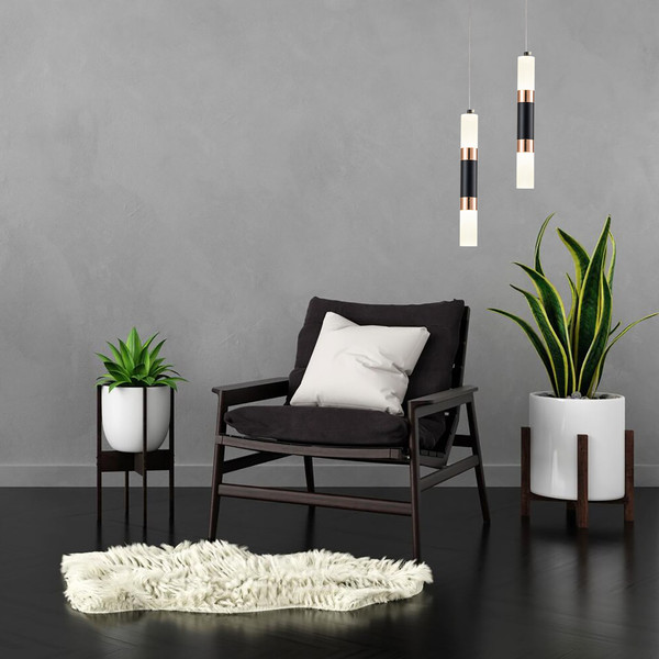 Изображение товара Потолочный светильник ESCADA 10217/1 LED (черный/золото)