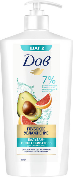 Изображение товара Бальзам для волос Dove Глубокое увлажнение (630мл)