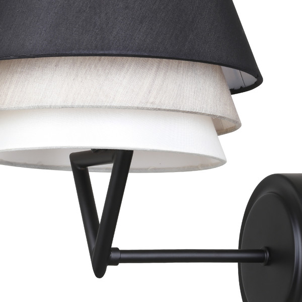 Изображение товара Бра ESCADA 10187/1A (черный/бежевый/белый)