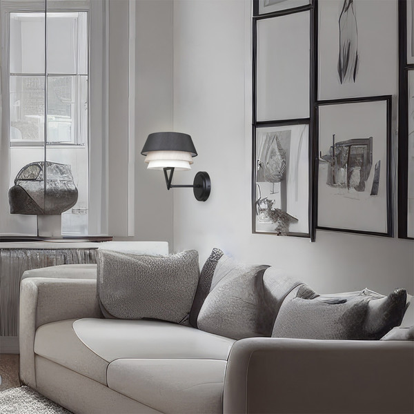 Изображение товара Бра ESCADA 10187/1A (черный/бежевый/белый)