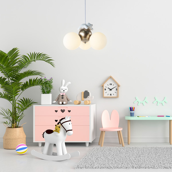 Изображение товара Люстра ESCADA 1102/3S (белый/золото)