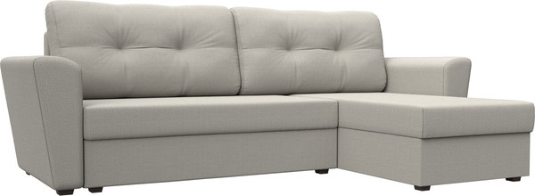 Изображение товара Диван угловой Лига Диванов Амстердам Лайт правый / 121167 (рогожка амур бежевый)