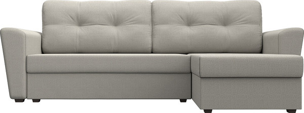 Изображение товара Диван угловой Лига Диванов Амстердам Лайт правый / 121167 (рогожка амур бежевый)