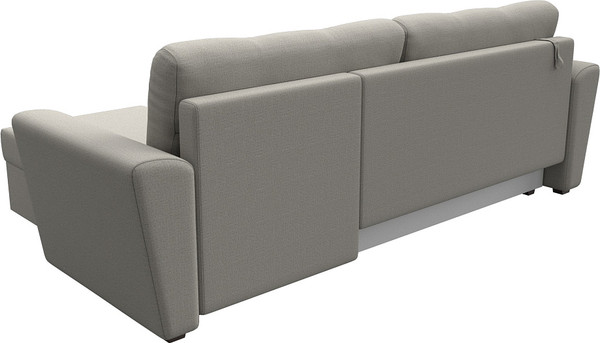 Изображение товара Диван угловой Лига Диванов Амстердам Лайт правый / 121167 (рогожка амур бежевый)