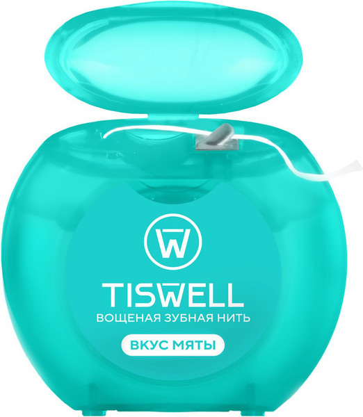 Изображение товара Зубная нить Tiswell с мятным вкусом (50м)