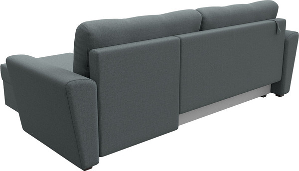 Изображение товара Диван угловой Лига Диванов Амстердам Лайт правый / 121169 (рогожка амур серый)