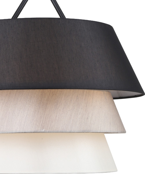 Изображение товара Люстра ESCADA 10187/3S (черный/бежевый/белый)