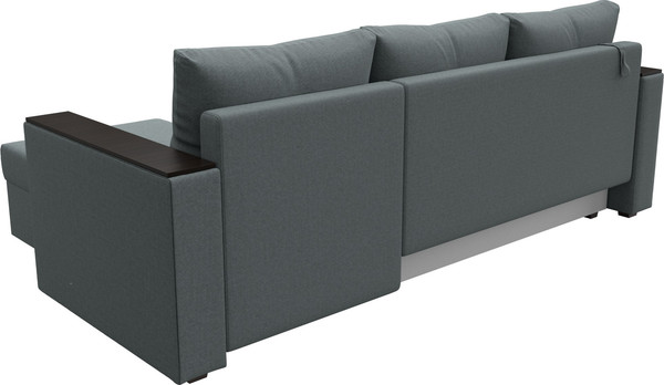 Изображение товара Диван угловой Лига Диванов Атланта без стола правый / 126167 (рогожка амур серый)