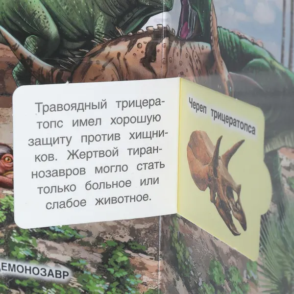 Изображение товара Развивающая книга Умка 50 окошек для малышей. Тайны динозавров (9785506099376)