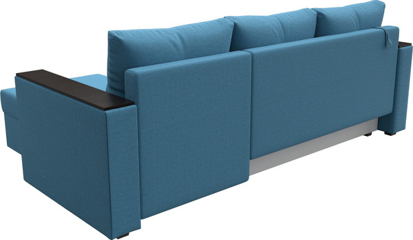 Изображение товара Диван угловой Лига Диванов Атланта без стола правый / 126168 (рогожка амур голубой)