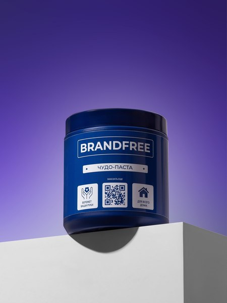 Изображение товара Универсальное чистящее средство BRANDFREE Чистящая чудо-паста для уборки и чистки (500г)