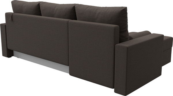 Изображение товара Диван угловой Лига Диванов Верона Лайт левый / 125976L (рогожка амур коричневый)