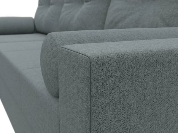 Изображение товара Диван угловой Лига Диванов Верона Лайт левый / 125978L (рогожка амур серый)