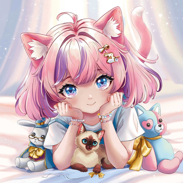 Изображение товара Набор алмазной вышивки Феникс+ Малышка в лучах / 70803