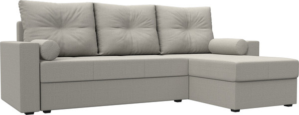 Изображение товара Диван угловой Лига Диванов Верона Лайт правый / 125975 (рогожка амур бежевый)