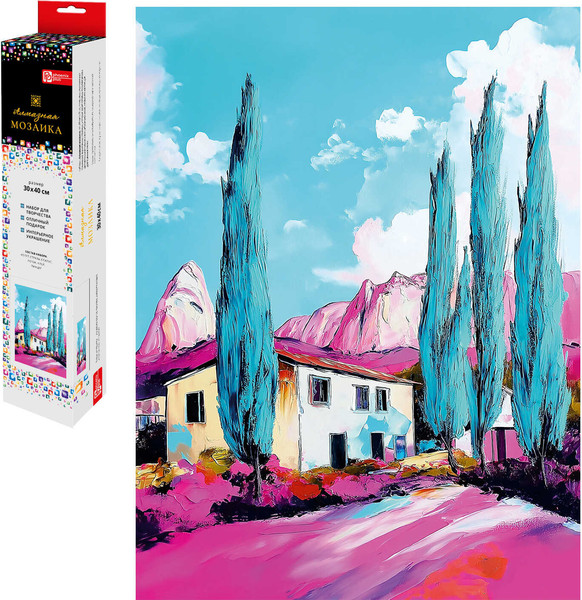 Изображение товара Набор алмазной вышивки Феникс+ Дом в кипарисах / 70812