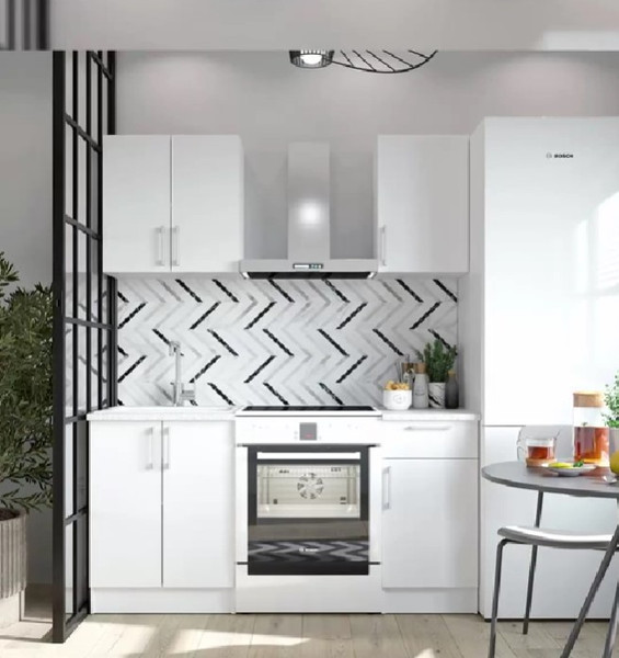 Изображение товара Шкаф навесной для кухни Горизонт Мебель Настя 500 (белый)