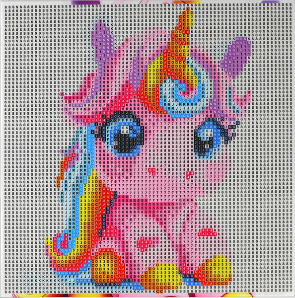 Изображение товара Набор алмазной вышивки Феникс+ Розовый единорог / 70831