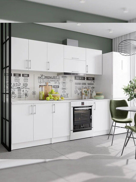 Изображение товара Шкаф под вытяжку Горизонт Мебель Настя 600 газовка (белый)