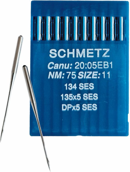 Изображение товара Набор игл для промышленной швейной машины Schmetz DPx5 75 SES (10шт, для трикотажа)
