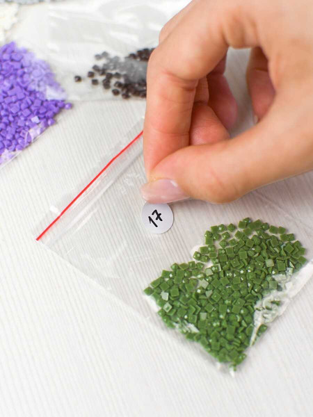 Изображение товара Набор алмазной вышивки Феникс+ Корзина с лавандой / 70844