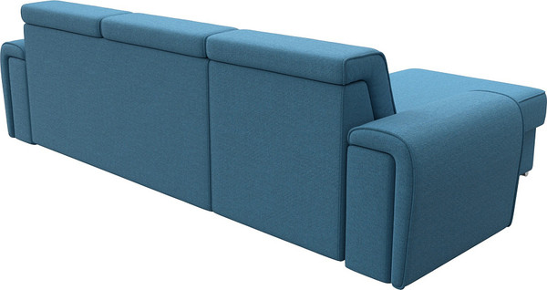 Изображение товара Диван угловой Лига Диванов Лига-025 левый / 123476L (рогожка амур голубой)