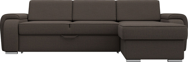 Изображение товара Диван угловой Лига Диванов Лига-025 правый / 122888 (рогожка амур коричневый)