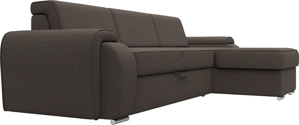 Изображение товара Диван угловой Лига Диванов Лига-025 правый / 122888 (рогожка амур коричневый)