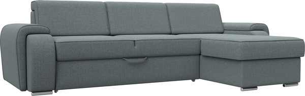 Изображение товара Диван угловой Лига Диванов Лига-025 правый / 122889 (рогожка амур серый)