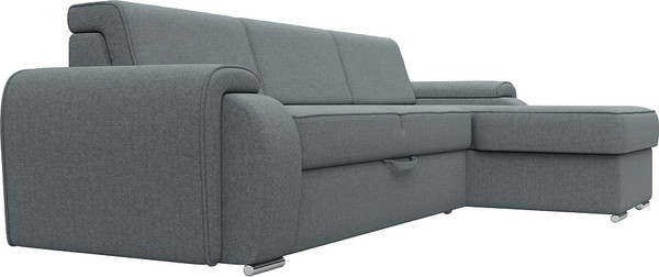 Изображение товара Диван угловой Лига Диванов Лига-025 правый / 122889 (рогожка амур серый)