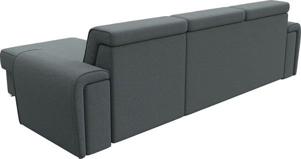 Изображение товара Диван угловой Лига Диванов Лига-025 правый / 122889 (рогожка амур серый)