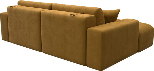 Изображение товара Диван угловой Лига Диванов Лига-036 НПБ Классик левый / 127724L (велюр Brut 10 желтый)