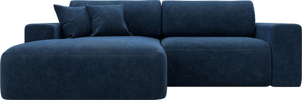 Изображение товара Диван угловой Лига Диванов Лига-036 НПБ Классик левый / 127727L (велюр Brut 11 синий)