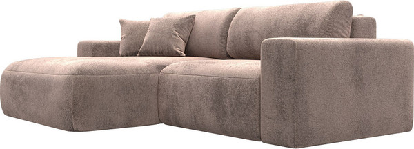 Изображение товара Диван угловой Лига Диванов Лига-036 НПБ Классик левый / 127735L (велюр Tower 05 бежевый)