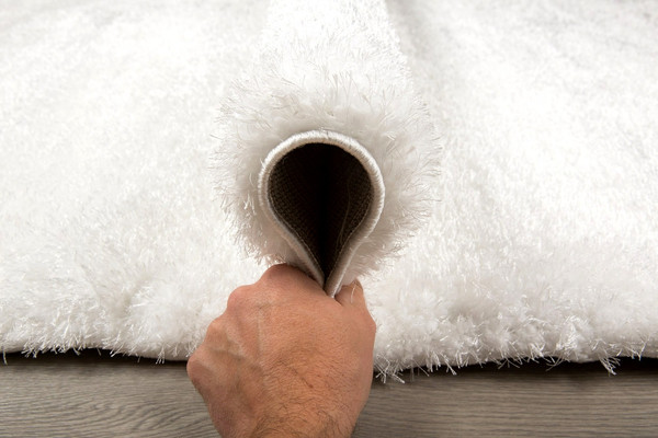 Изображение товара Ковер Radjab Carpet Паффи Шагги Прямоугольник 3 P001A (2x3, White)