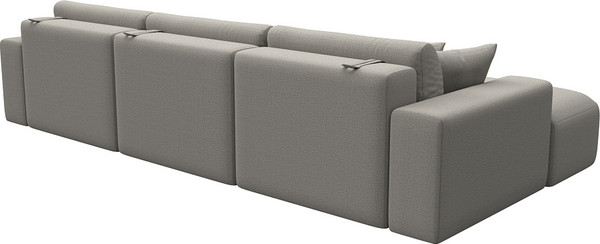 Изображение товара Диван угловой Лига Диванов Лига-036 НПБ Классик Лонг левый / 125462L (рогожка амур бежевый)