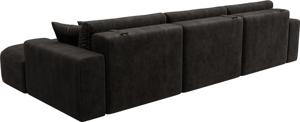 Изображение товара Диван угловой Лига Диванов Лига-036 НПБ Классик Лонг правый / 127788 (велюр Brut 17 коричневый)