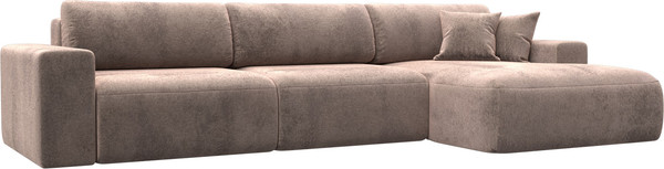 Изображение товара Диван угловой Лига Диванов Лига-036 НПБ Классик Лонг правый / 127795 (велюр Tower 05 бежевый)