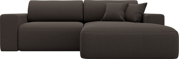 Изображение товара Диван угловой Лига Диванов Лига-036 НПБ Классик правый / 124682 (рогожка амур коричневый)