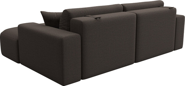 Изображение товара Диван угловой Лига Диванов Лига-036 НПБ Классик правый / 124682 (рогожка амур коричневый)