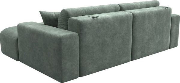 Изображение товара Диван угловой Лига Диванов Лига-036 НПБ Классик правый / 127726 (велюр Brut 08 зеленый)